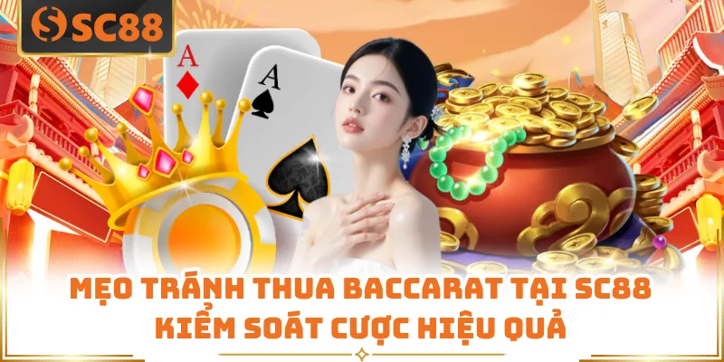 Mẹo Tránh Thua Baccarat Tại SC88 Kiểm Soát Cược Hiệu Quả