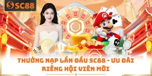 Thưởng Nạp Lần Đầu SC88 - Ưu Đãi Riêng Hội Viên Mới